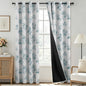 SimpleHome Cream 100% Blackout Curtains Room Darkening Living Room 84 Inch