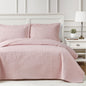 Hansleep Queen Quilt White Quilts Queen Size 3 Pieces (1 Quilt, 2 Shams)