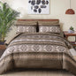 Anibedding Brown Full Size Comforter Set, 7 Pieces Boho Western Bedding Set