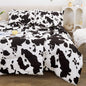 Viviland Kids Twin Bedding Sets, Boys Comforter, Cow Print