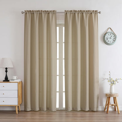 Chyhomenyc 2 Panels White Kitchen Curtains 36 Inch Length Tier Curtain