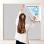 Petaholic 100% Blackout Curtains for Bedroom, Portable DIY Window Blinds, No Drill Window Shades & Blackout Blinds with Stickers & Tabs for Travel, Dorm Room, Media Room (118" x 57")
