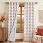 MYSKY HOME Kids Blackout Curtains for Boys Bedroom 84 Inch Long 100% Light Blocking Cute Curtains for Playing Room 2 Panels Grommet Nursery Drapes with Rainbow Pom Pom Sheer 2 Layered 50W x 84L