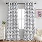 MYSKY HOME Kids Blackout Curtains for Boys Bedroom 84 Inch Long 100% Light Blocking Cute Curtains for Playing Room 2 Panels Grommet Nursery Drapes with Rainbow Pom Pom Sheer 2 Layered 50W x 84L