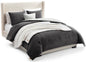 UGG Remina Queen Comforter Set with Throw Blanket & Pillow, 5-Piece, Beige