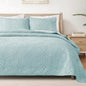 Exclusivo Mezcla Full Queen Quilt Set, Beige Cream