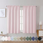 Chyhomenyc 2 Panels White Kitchen Curtains 36 Inch Length Tier Curtain
