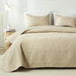 akkialla Queen Quilt Bedding Set,Olive Green Ultrasonic Full/Queen Quilt Set,Lightweight Soft Bedspread Coverlet,Modern Style Coin Pattern Bed Cover for All Seasons,3 Piece(1 Quilt,2 Pillow Shams)