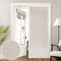HOMEIDEAS 100% Blackout Linen Door Curtains for French Door 26x68 Inch