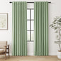 Guken Cream Linen Blackout Curtains 84 Inch Length 2 Panels Set for Living Room Bedroom Back Tab Thermal Insulated 100% Black Out Drapes Room Darkening Window Curtain Ivory Natural Beige