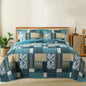 BEDIFANY Cotton King Size Quilt Sets, Lightweight King Quilt Bedding Set