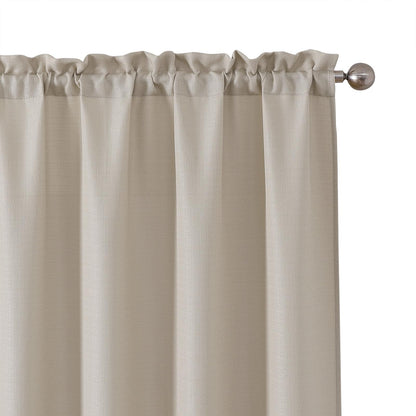 Chyhomenyc 2 Panels White Kitchen Curtains 36 Inch Length Tier Curtain