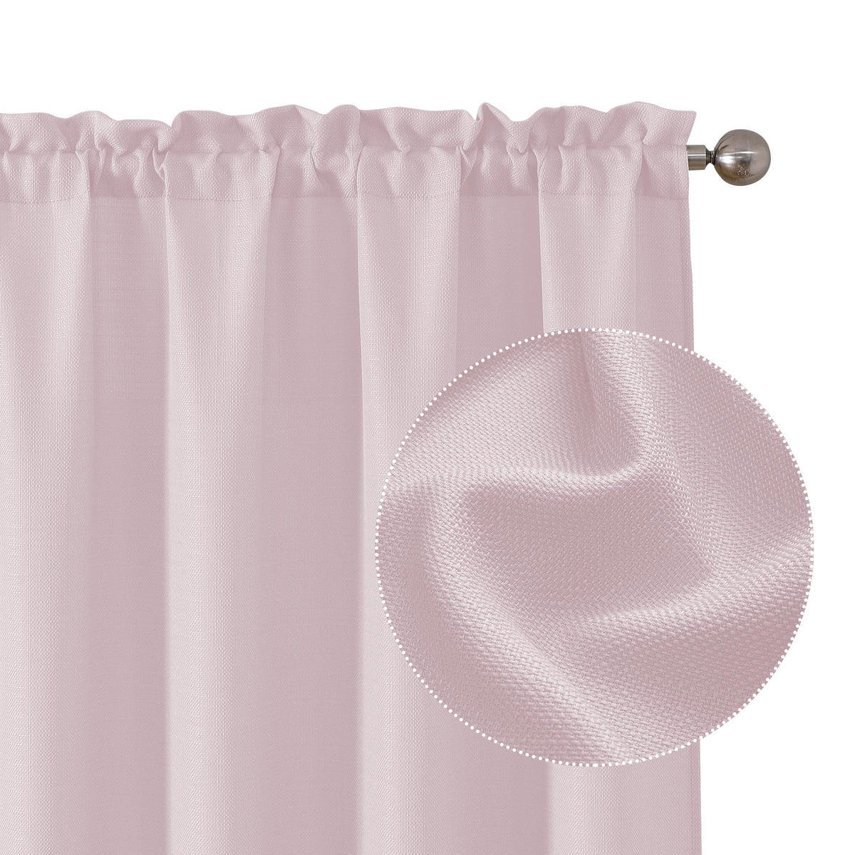 Chyhomenyc 2 Panels White Kitchen Curtains 36 Inch Length Tier Curtain