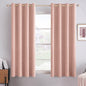MIULEE 100% Blackout Linen Curtains for Bedroom 52x90 Inches Natural Beige