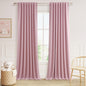 Guken Cream Linen Blackout Curtains 84 Inch Length 2 Panels Set for Living Room Bedroom Back Tab Thermal Insulated 100% Black Out Drapes Room Darkening Window Curtain Ivory Natural Beige