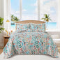 BEDIFANY Cotton King Size Quilt Sets, Lightweight King Quilt Bedding Set