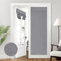 HOMEIDEAS 100% Blackout Linen Door Curtains for French Door 26x68 Inch
