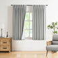 Vision Home Natural Pinch Pleated Full Blackout Curtains Linen Blended Room Darkening Window Curtains 95 inch for Living Room Bedroom Thermal Insulated Pinch Pleat Drapes with Hooks 2 Panel 40"Wx95"L