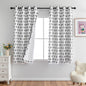 MYSKY HOME Kids Blackout Curtains for Boys Bedroom 84 Inch Long 100% Light Blocking Cute Curtains for Playing Room 2 Panels Grommet Nursery Drapes with Rainbow Pom Pom Sheer 2 Layered 50W x 84L