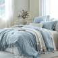Sage Green Ruffle 3 Pieces Comforter Queen Shabby Chic Bedding