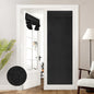 HOMEIDEAS 100% Blackout Linen Door Curtains for French Door 26x68 Inch