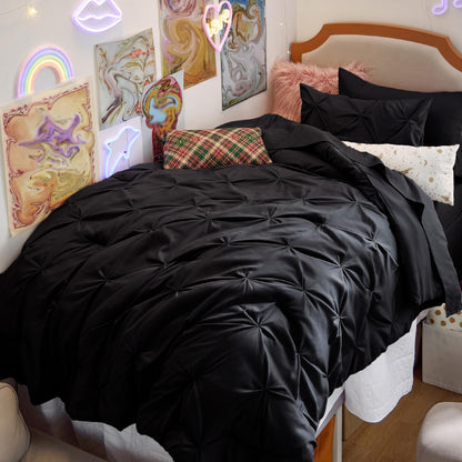 Bedsure 7-Piece Queen Bedding Comforter Set & Sheet Set, Grey Bed in a Bag