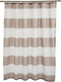 Amazon Basics 8-Gauge PEVA Shower Curtain or Liner with Mesh Storage Pockets - 72" x 72", Clear