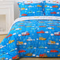 Viviland Kids Twin Bedding Sets, Boys Comforter, Cow Print