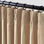 Lazzzy Blackout Curtains Thermal Insulated Curtains Room Window Drapes Super Soft Luxury Curtains for Living Room Bedroom Rod Pocket 2 Panels, 96 Inch Lined | Beige