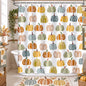MEHOFOND Fall Birch Trees Shower Curtain Autumn Maple Leaves Shower Curtain Forest Nature Scenery Decor Fabric Bathroom Curtains with 12 Plastic Hooks 72x72 in