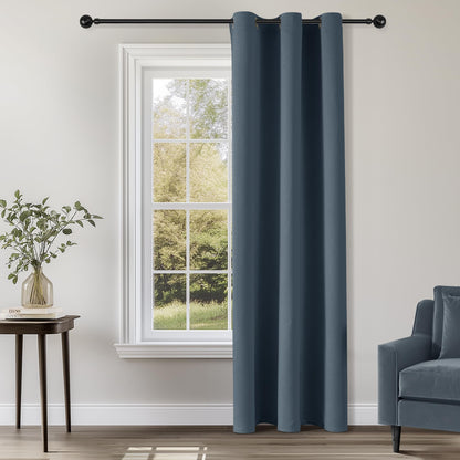 ChrisDowa Blackout Curtains Door Curtain for Doorway Privacy Closet Drapes