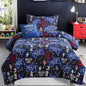 Twin Comforter Set for Girls-3 Pieces Mermaid Glow in the Dark Bedding Sets