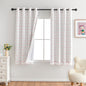 MYSKY HOME Kids Blackout Curtains for Boys Bedroom 84 Inch Long 100% Light Blocking Cute Curtains for Playing Room 2 Panels Grommet Nursery Drapes with Rainbow Pom Pom Sheer 2 Layered 50W x 84L