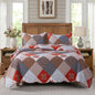 Travan 3-Piece Quilt Set Quilted Bedspread Lightweight Coverlet Set Garden Style Floral Printed Oversized Quilted Bedding Set with Shams for All Season, Exquisite, King Size