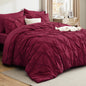 Bedsure 7-Piece King Size Comforter Set & Sheets, Grey King Bedding