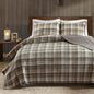 Woolrich Quilt Set Queen, Southwestern Aztec Bedding, Reversible Lightweight Bedspread, Oversized Rustic Cabin Quilt Set, Western Farmhouse Bedding with Matching Shams, Black