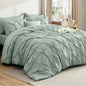 Bedsure 7-Piece Queen Bedding Comforter Set & Sheet Set, Grey Bed in a Bag