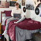 Bedsure Bed in a Bag Full Reversible Bed Set 7 Pieces Grey/Light Grey