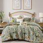 Madison Park Reversible Vintage Floral Comforter Set, 7PC King Bedding Set