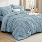 Bedsure 7-Piece King Size Comforter Set & Sheets, Grey King Bedding