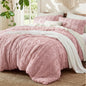 Bedsure Tufted Boho Comforter Set Queen, Bedroom Decor Bedding Set Beige