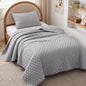 Exclusivo Mezcla Reversible Full Queen Quilt Bedding Set, Grey