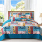 BEDIFANY Cotton King Size Quilt Sets, Lightweight King Quilt Bedding Set