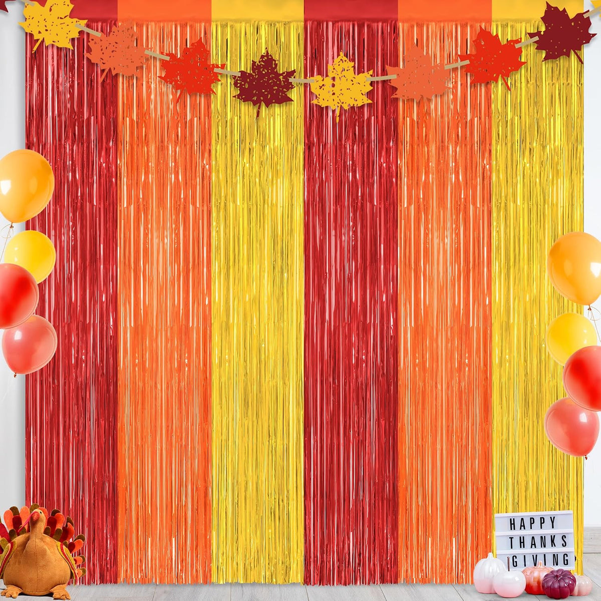 2 Pack Glitter Pink Backdrop, 3.28 FT x 7.05 FT Birthday Party Decorations, Laser Pink Fringe Curtains Foil Streamer Tinsel, Pink Curtains Photo Backdrop Happy Birthday Valentines Day Backdrop