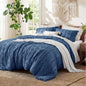 Bedsure Tufted Boho Comforter Set King, Bedroom Decor Bedding Set Beige