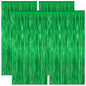 2 Pack Glitter Pink Backdrop, 3.28 FT x 7.05 FT Birthday Party Decorations, Laser Pink Fringe Curtains Foil Streamer Tinsel, Pink Curtains Photo Backdrop Happy Birthday Valentines Day Backdrop