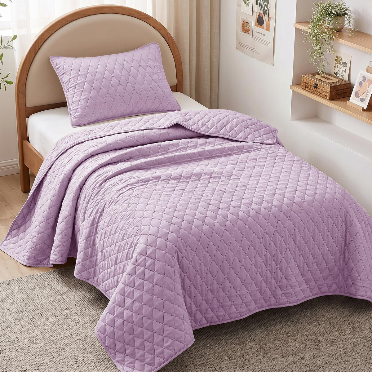 Exclusivo Mezcla Reversible Full Queen Quilt Bedding Set, Grey