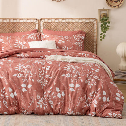 Bedsure Sage Green Queen Comforter Set, Floral Bedding Sets, 7 Piece
