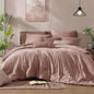 Monbix King Size Comforter Set Olive Green 7 Pieces Bed in a Bag