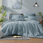Monbix Queen Comforter Set 7 Pieces Cationic Green Bed in a Bag